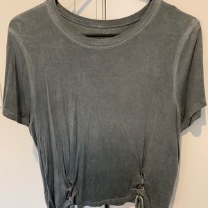 American Eagle lace-up Tee